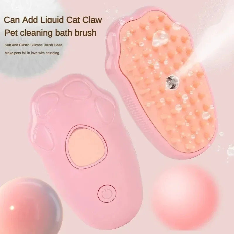 3-in-1 Electric Steam Pet Brush