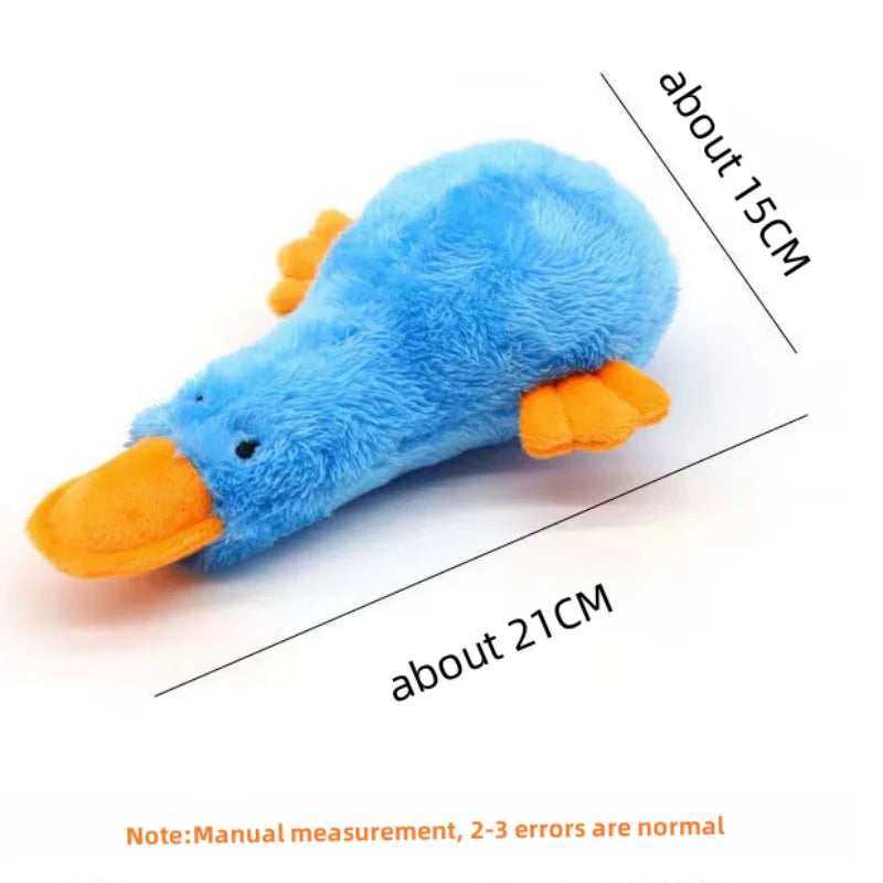 Interactive Yellow Duck Dog Plush Toy