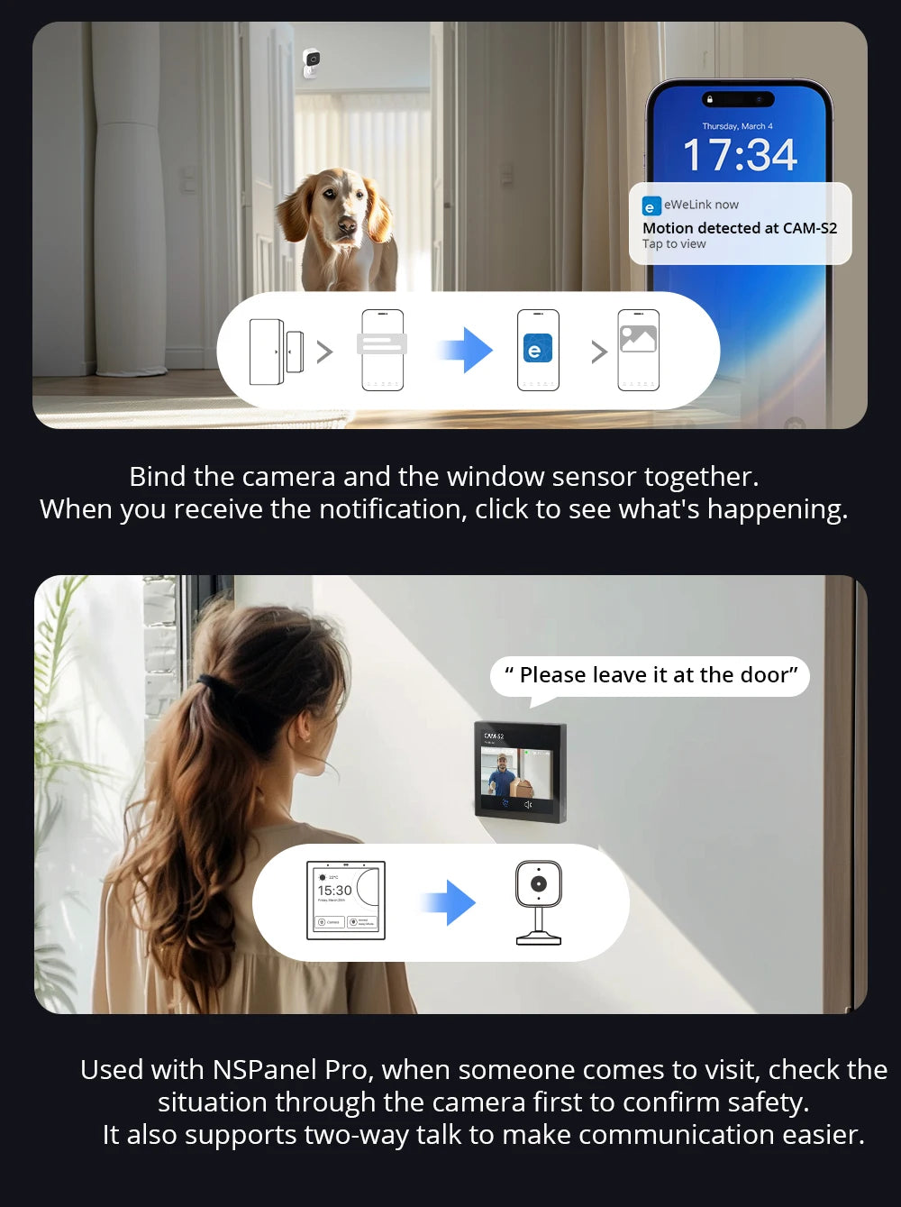 SONOFF CAM Slim Gen2 Smart Security Camera with Google Alexa for voice control