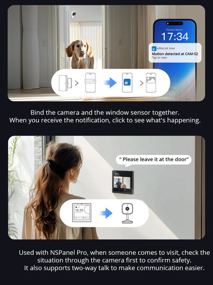 SONOFF CAM Slim Gen2 Smart Security Camera with Google Alexa for voice control