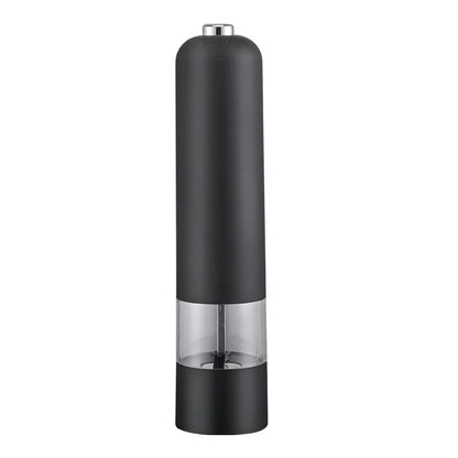 Electric Salt Pepper Grinder Set One Handed Operation Stainless Steel Spice Mill With Light Automatic Pepper Grinde for Kitchen