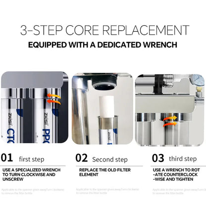 ZILISI AquaVital 5X Ultrafiltrationr Direct Drinking Water Purifier