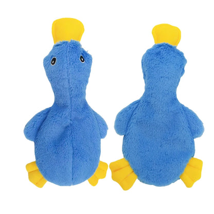 Interactive Yellow Duck Dog Plush Toy