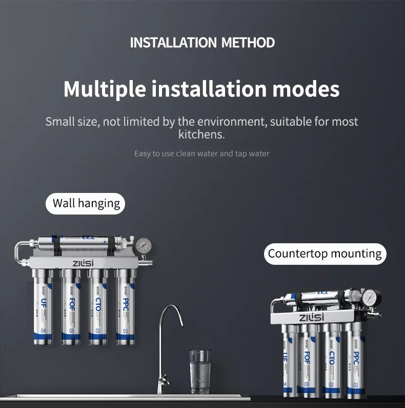 ZILISI AquaVital 5X Ultrafiltrationr Direct Drinking Water Purifier