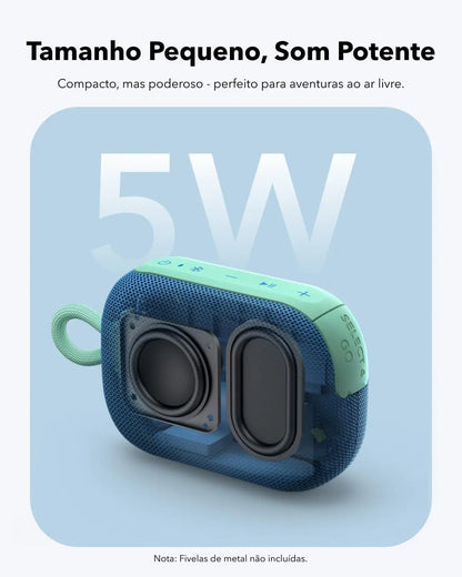 Soundcore Select 4 Go Bluetooth Speaker, Ultra Portable, Up to 20 Hours of Playtime, IP67 Waterproof and Dustproof, Floatable