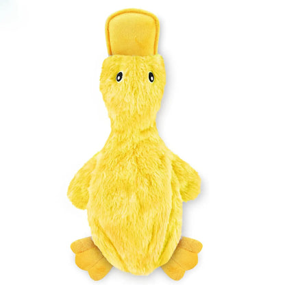 Interactive Yellow Duck Dog Plush Toy