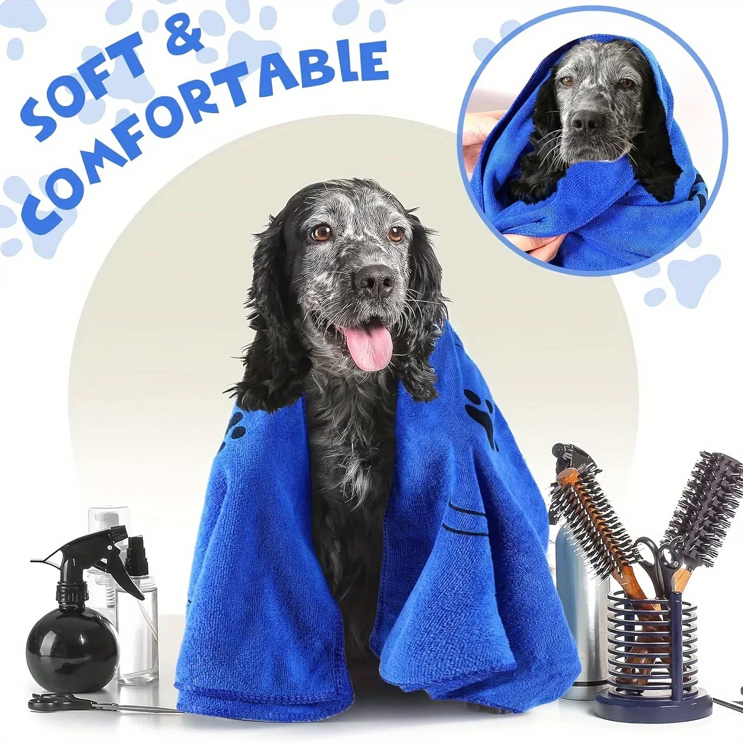 Microfiber Pet Bath Towel